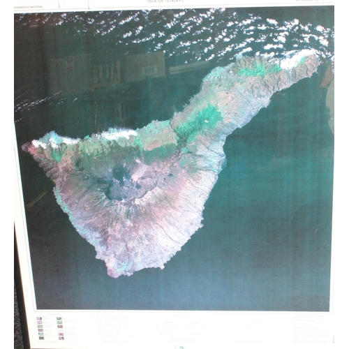 89 - Maps - Instituto Geografico Nacional, Isla De Tenerife, approx 95cm x 110cm