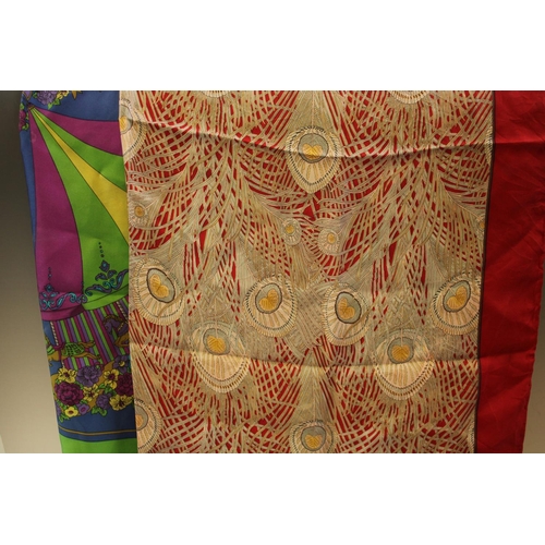 560A - Lady's Accessories - vintage silk scarves including Burberrys Novacheck; another, Burberrys Carousel... 