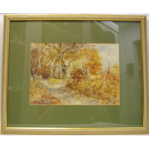 24 - Rural landscapes,watercolours indistinctly signed, framed.