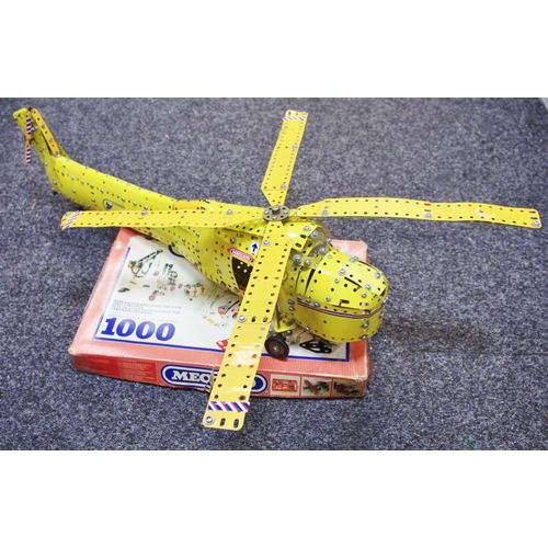 103 - Meccano - a well executed large model of a Air/Sea Westland Wessex helicopter; a Meccano Constructio... 