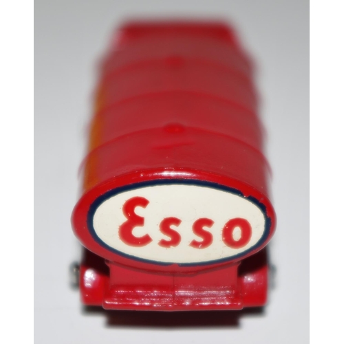 14 - Matchbox Regular Wheels 11b ERF Tanker ''Esso'' - Stannard Code 10 - red body with mask sprayed silv... 