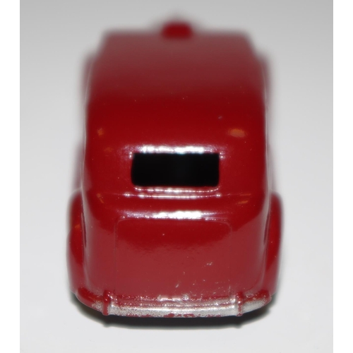 19 - Matchbox Regular Wheels 17c Austin Metropolitan ''Taxi'' - maroon, grey base and interior with tan f... 