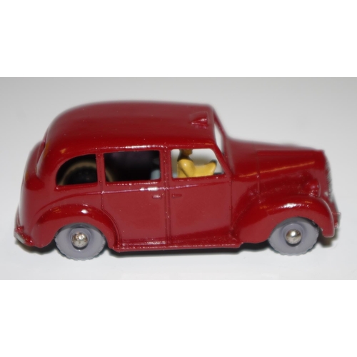 19 - Matchbox Regular Wheels 17c Austin Metropolitan ''Taxi'' - maroon, grey base and interior with tan f... 