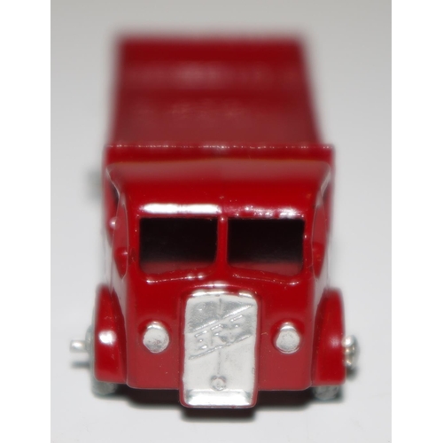 22 - Matchbox Regular Wheels 20a ERF Dropside Lorry - Stannard Code 3 dark red, silver trim, metal wheels... 