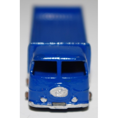 23 - Matchbox Regular Wheels 20b ERF 68G Dropside Truck ''Ever Ready'' - dark blue body with silver trim,... 