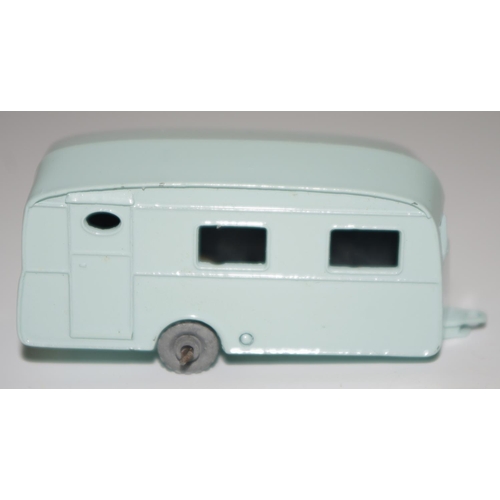 26 - Matchbox Regular Wheels 23b Berkeley Cavalier Caravan - pale blue body, metal wheels with crimped ax... 