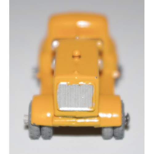 27 - Matchbox Regular Wheels 28a Bedford Compressor Truck - Stannard Code 1 - orange-yellow body with sil... 