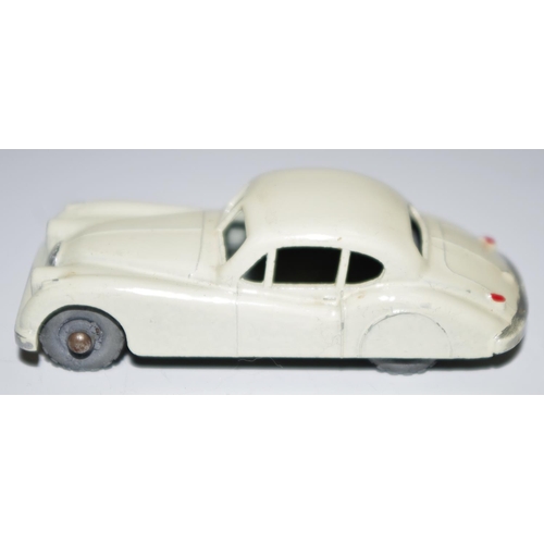 31 - Matchbox Regular Wheels 32a Jaguar XK140 Coupe - off white body, silver trim, metal wheels with crim... 