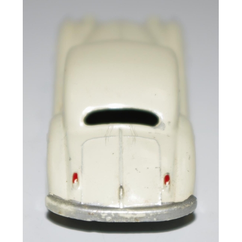 31 - Matchbox Regular Wheels 32a Jaguar XK140 Coupe - off white body, silver trim, metal wheels with crim... 