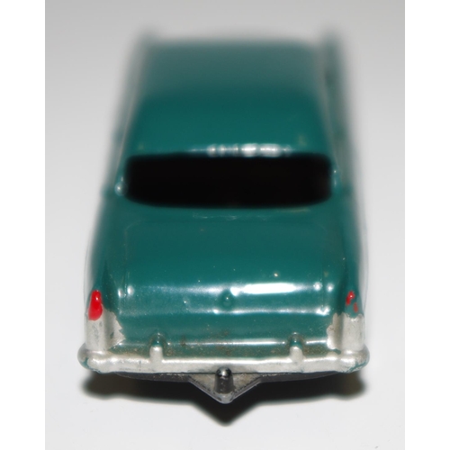 38 - Matchbox Regular Wheels 33a Ford Zodiac - teal blue body, silver trim to front and rear, metal wheel... 