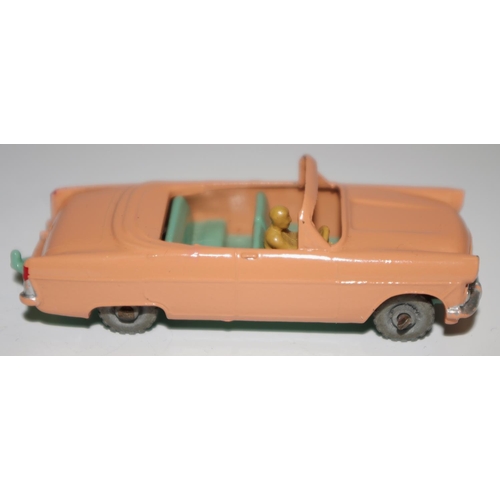 41 - Matchbox Regular Wheels 39a Ford Zodiac Convertible - Stannard Code 4 - peach type A body with silve... 