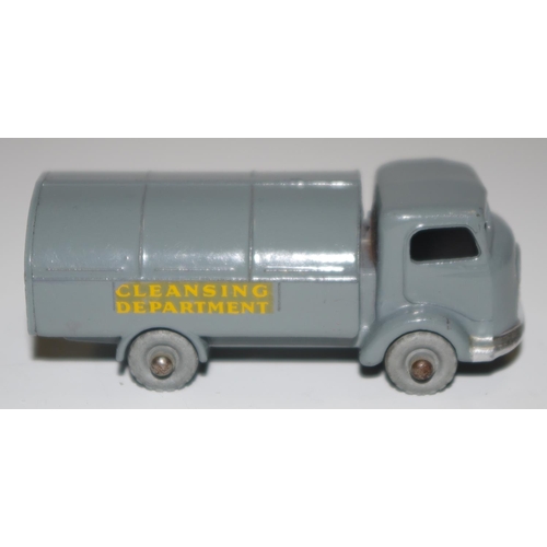 42 - Matchbox Regular Wheels 38a Karrier Bantam Refuse Truck - Stannard Code 1 - dark grey type B body wi... 