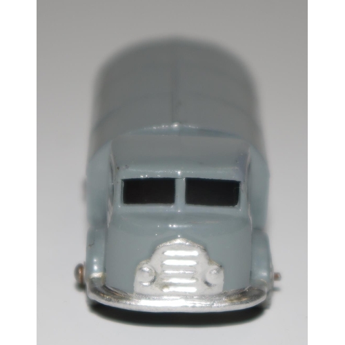 42 - Matchbox Regular Wheels 38a Karrier Bantam Refuse Truck - Stannard Code 1 - dark grey type B body wi... 