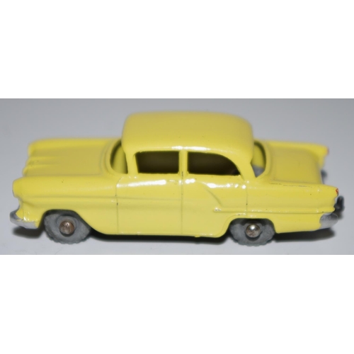 44 - Matchbox Regular Wheels 45a Vauxhall Victor - yellow body, without windows, with dashboard cross bra... 