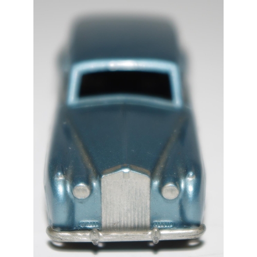 45 - Matchbox Regular Wheels 44a Rolls Royce Silver Cloud - Stannard Code 6, metallic silver-blue body, s... 