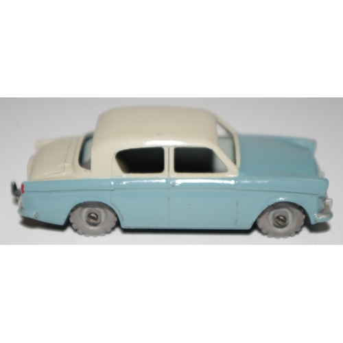 46 - Matchbox Regular Wheels 43a Hillman Minx - Stannard code 4 blue-grey body, silver trim, metal wheels... 