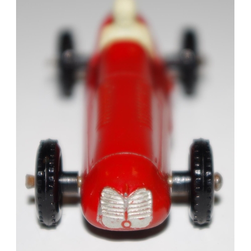 47 - Matchbox Regular Wheels 52a Maserati 4CLT Racing Car - bright red body, silver trim to front only, m... 