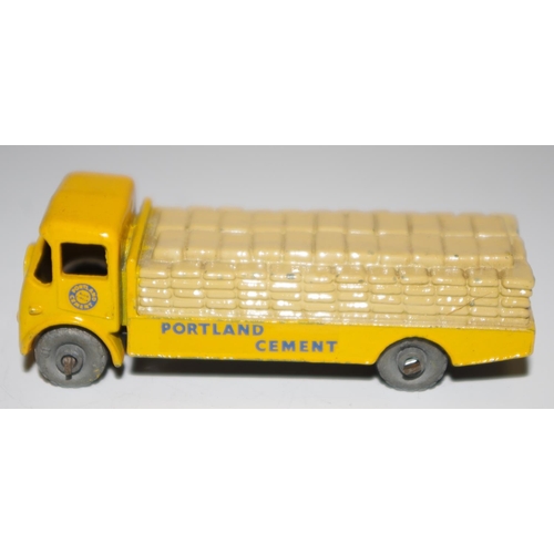 48 - Matchbox Regular Wheels 51a Albion Chieftain Cement Truck ''Portland Cement'' - yellow, silver trim ... 