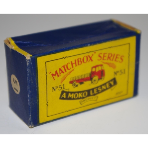 48 - Matchbox Regular Wheels 51a Albion Chieftain Cement Truck ''Portland Cement'' - yellow, silver trim ... 