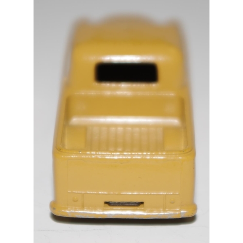 49 - Matchbox Regular Wheels 50a Commer Pick-up Truck - Stannard Code 1  light tan body, silver trim, met... 