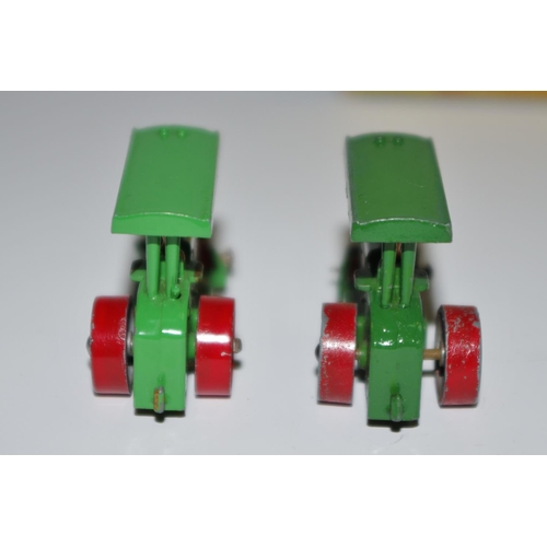 5 - Matchbox Regular Wheels 1a Aveling Barford Diesel Road Roller -  green body, full gold trim to front... 