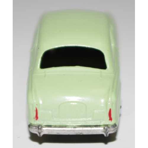 51 - Matchbox Regular Wheel 57a Wolseley 1500 Saloon - pale green, silver trim, knobbly grey plastic whee... 