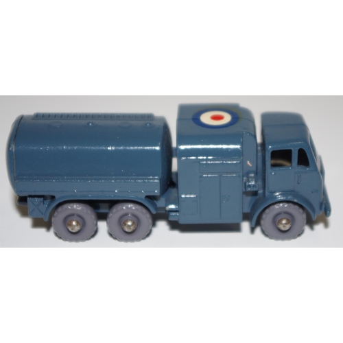 61 - Matchbox Regular Wheels 73a 10-ton ''RAF'' Pressure Refueller - greyish-blue, silver trim, knobbly g... 