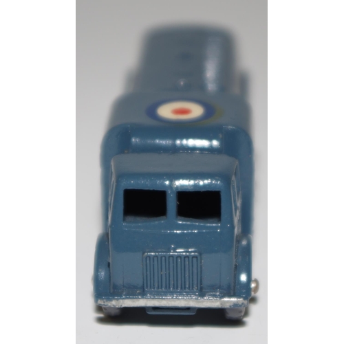 61 - Matchbox Regular Wheels 73a 10-ton ''RAF'' Pressure Refueller - greyish-blue, silver trim, knobbly g... 