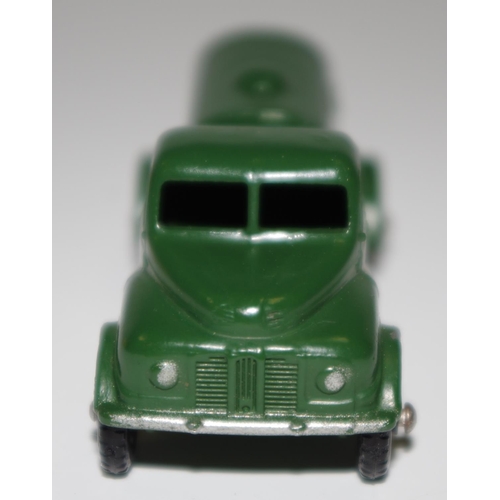 63 - Matchbox Regular Wheels 71a Austin 200 gallon Water Truck - Stannard Code 1 military green, silver t... 