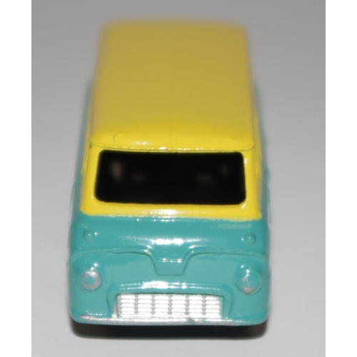 64 - Matchbox Regular Wheels 70a Ford Thames Estate Car - Stannard Code 1 two-tone turquoise, yellow, sil... 