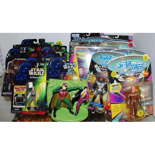 70 - Star Wars figures all carded blister packs including Darth Vader The Vintage Collection, Power of th... 