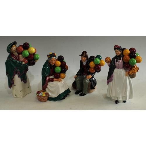 170 - A Royal Doulton figure, The Balloon Seller, HN583, 23.5cm, printed and painted marks; others, Biddy ... 