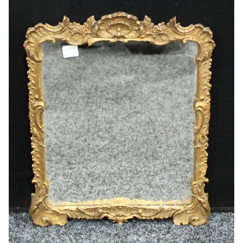 182 - A 19th century gilt Rococo mirror