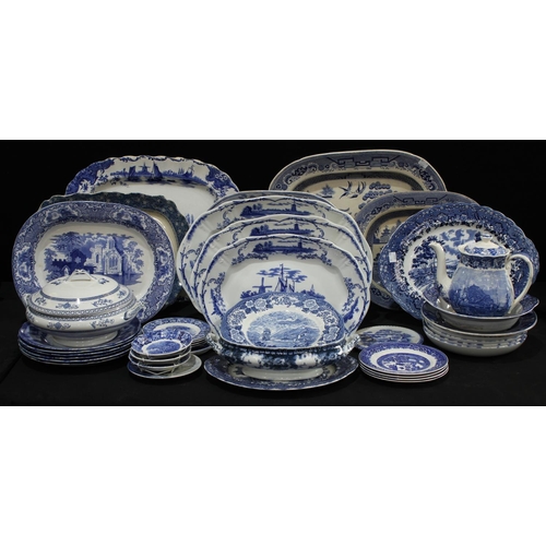 228 - Ceramics - a quantity of 19th century and 20th century blue and white