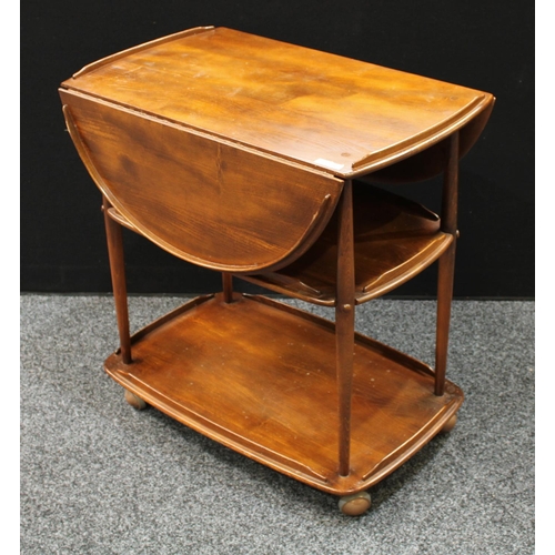 238 - An Ercol elm serving/drinks trolley