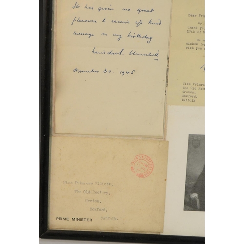 4150 - Sir Winston Leonard Spencer Churchill (1874 - 1965), a handwritten letter, It has given me great ple... 