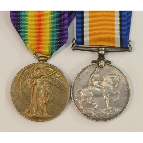 3877 - Medals, World War I, a pair, British War and Victory, named to 532274 Dvr E Morgan, Royal Engineers,... 