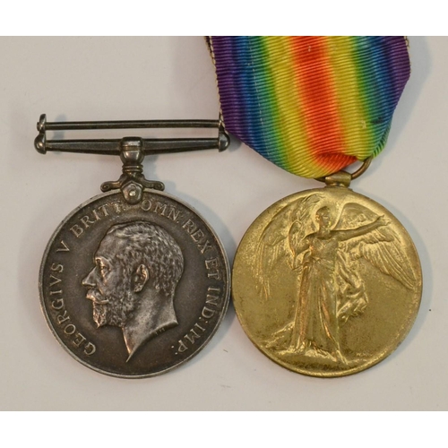 3878 - Medals, World War I, a pair, British War and Victory, named to 60803 Gnr A Jones, Royal Artillery, s... 