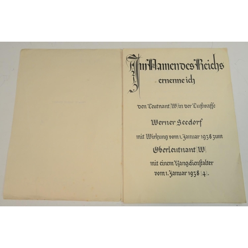 4153 - Third Reich Nazi Germany - Autographs - Field Marshal Erhard Milch (1892 - 1972), a signed Luftwaffe... 