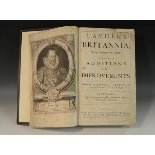 4168 - [Camden (William)], Camden's Britannia, Newly Translated into English: with Large Additions and Impr... 