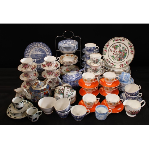 272 - Ceramics - a Richmond floral pattern tea service for six; a Duchess Indian Tree pattern tea service;... 