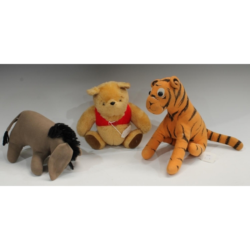 478 - Winnie The Pooh - a set of three 1990s Gabrielle Designs for the Disney Store stuffed toys, Winnie t... 