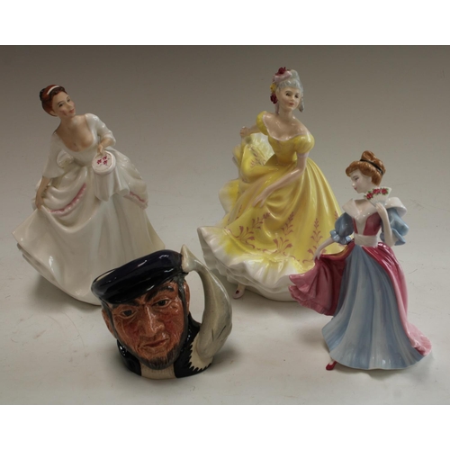 5064 - Ceramics - a Royal Doulton figure, Carol, HN2961; another, Ninette, HN3279; a Pretty Ladies Classics... 