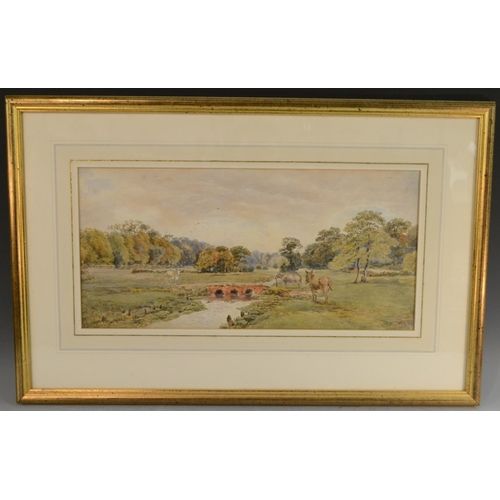 389 - John MacPherson (act. 1858-1891) Donkey Work signed, watercolour, 25.5cm x 53cm