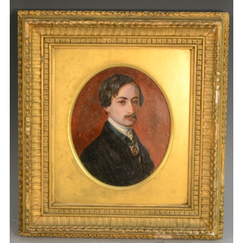 484 - Continental School (third-quarter, 19th century) Portrait of a Dignitary, bust-length, in Court dres... 