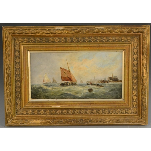 488 - English Marine School (third-fourth quarter, 19th century) Hauling in the Catch  indistinctly signed... 