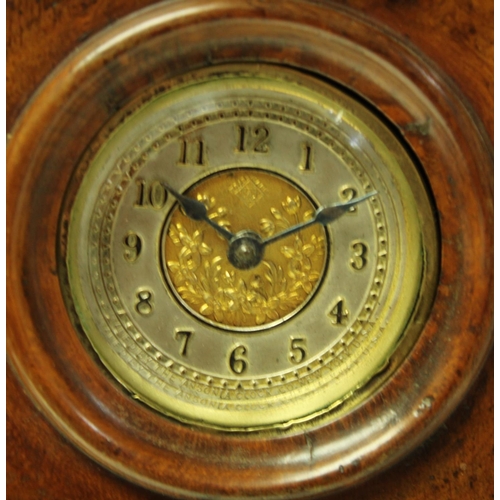 5150 - Miniature Furntiure - a George III style longcase clock, the movement marked Pat.April 28D 1878, 51c... 