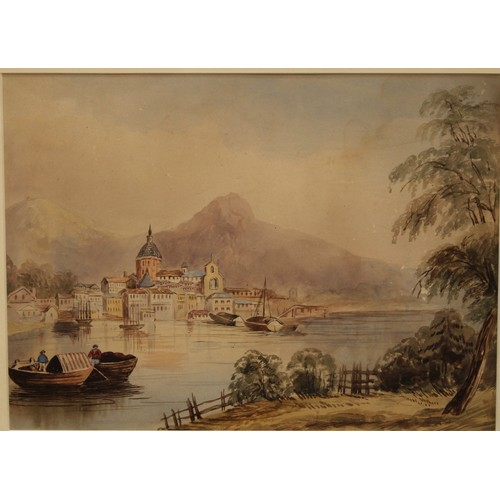 121 - Continental School (19th Century)
Town Scene
unsigned, watercolour