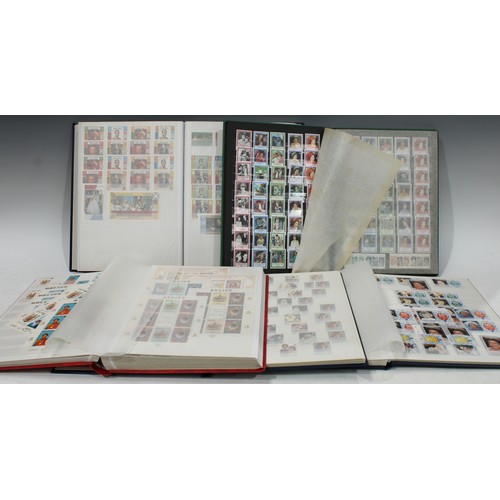 560 - Stamps - five albums, including Royalty, etc