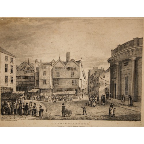 5804 - Charles Joseph Hullmandel (1789-1850), after James Duffield Harding (1798-1863), a pair, Market Plac... 